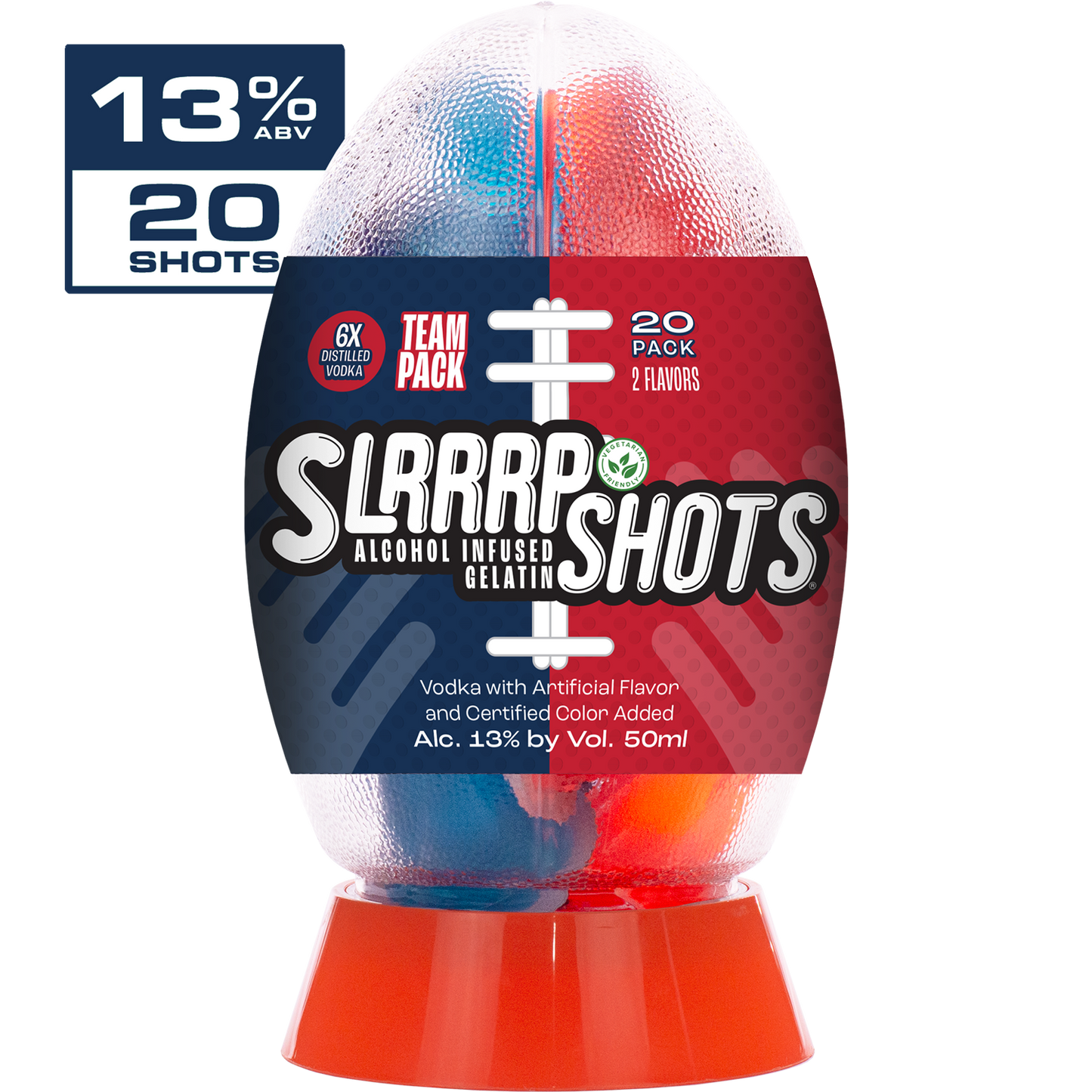 Red + Blue Football Pack